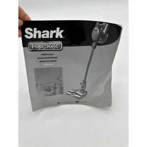 Shark Rocket Owner's Guide HV302Q Series Vacuum Manual Gray